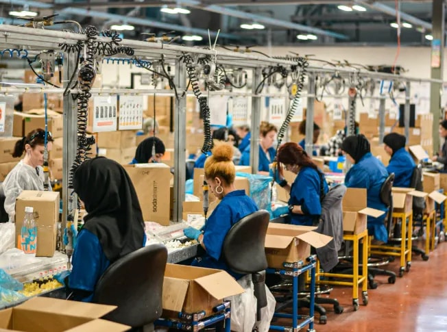 Assembly and system integration line
