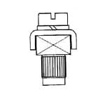 External Earthing M4 / M6, stainless steel